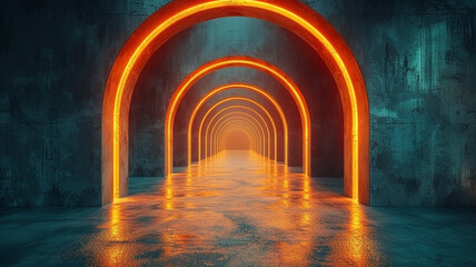 Long Fibonacci Tunnel in diamond shape