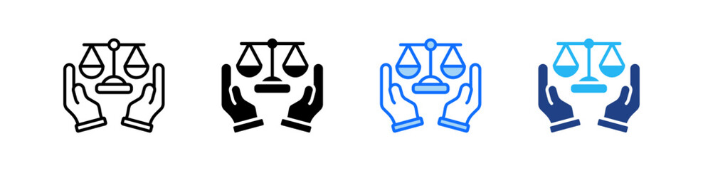 Workplace Ethics Icon Set Multiple Style Collection