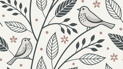 Fototapeta premium seamless-scandinavian-style-pattern--simple-shapes (1)