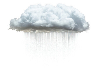 Naklejka na ściany i meble PNG Rain cloud background isolated explosion.