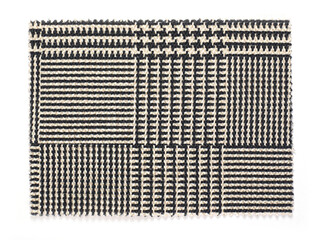 Fabric sample, checked texture