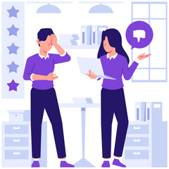 receiving a low rating