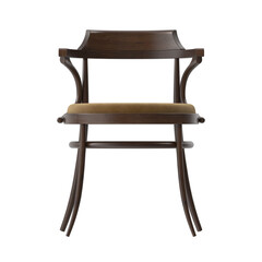 Elegant wooden chair with a comfortable seat, perfect for home decor