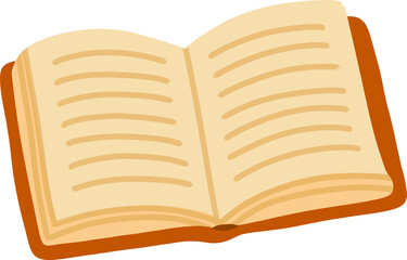 Open Book Illustration