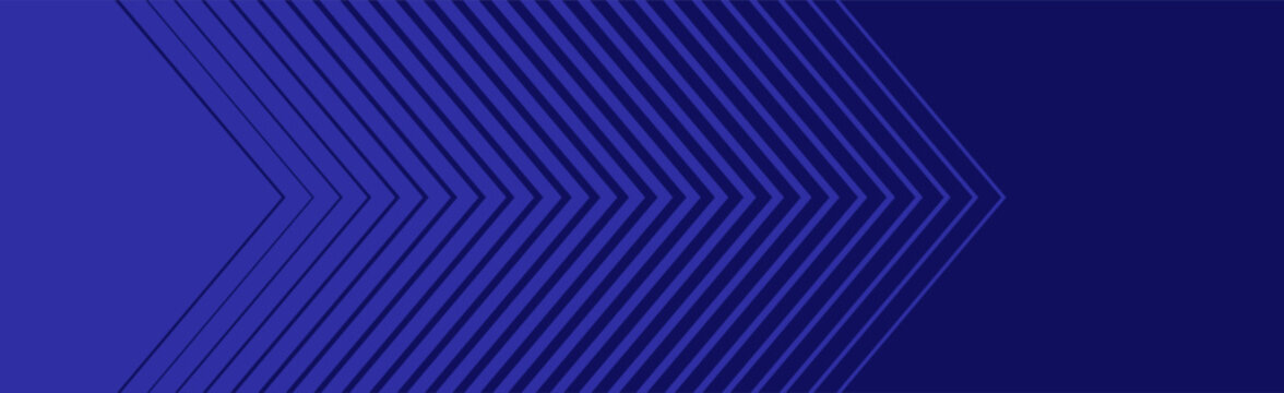 Striped arrow halftone gradation texture. Gradient Transition Lattice. Repeating triangle gradation thin to thick line blue background pattern. Vector Abstract backdrop. Optical illusion effect Not AI