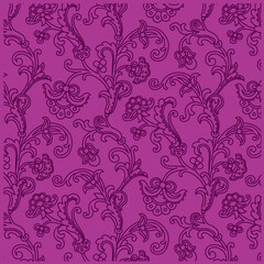 seamless pattern with flowers