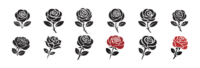Vintage Botanical Roses Illustration Pack