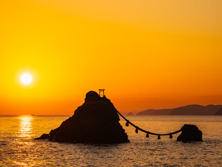 伊勢　二見浦の日の出