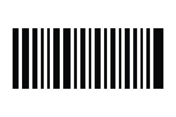 barcode icon, abstract barcode icon.