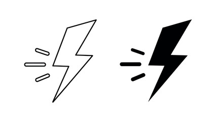 design bolt  illustration icons lightning vector