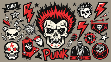 A large assortment of tattoos featuring different designs, styles, and artistic expressions..eps