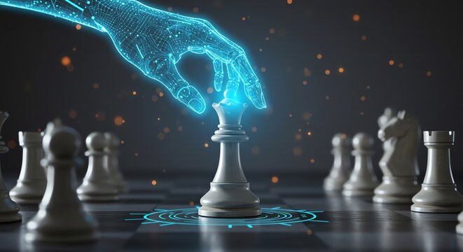 Digital Strategy Artificial Intelligence Chess Move Visualization