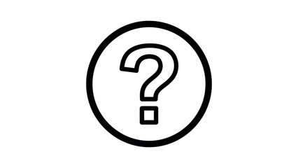 question design  illustration icon