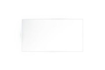 Blank mock up with copy space for design, featuring a clean white background, ideal for showcasing graphics, text, or branding elements in a minimalist style