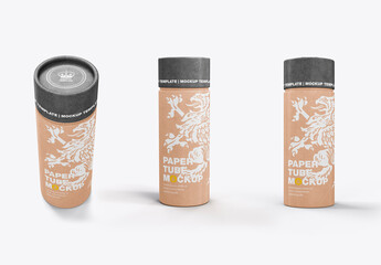 Paper Tube Mockup