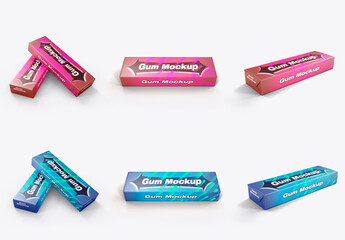 Gum Packaging Mockup