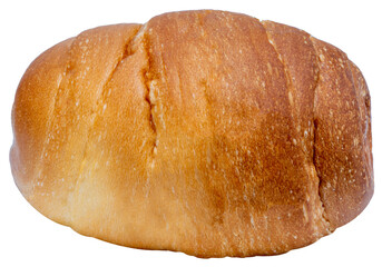 Salt bread isolate on white background with clipping path. Freshly baked Japanese-style delicious bakery concept on white background,PNG File.