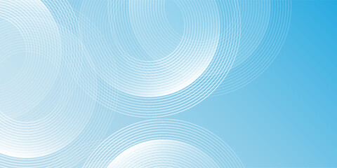 Abstract minimalist banner background, pastel colorful, blue and white simple