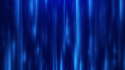 Abstract blue digital background. Visualization of big data particle flow or network connection. 4K animation, seamless loop, computer technology concept. - Powered by Adobe