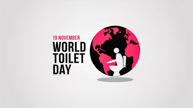 Celebrate world toilet day with global sanitation and cleanliness awareness campaign art