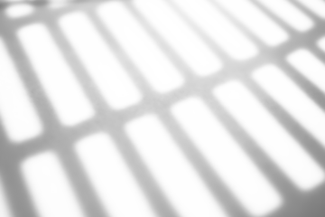 Abstract shadow drop on white wall background overlay mockup effect