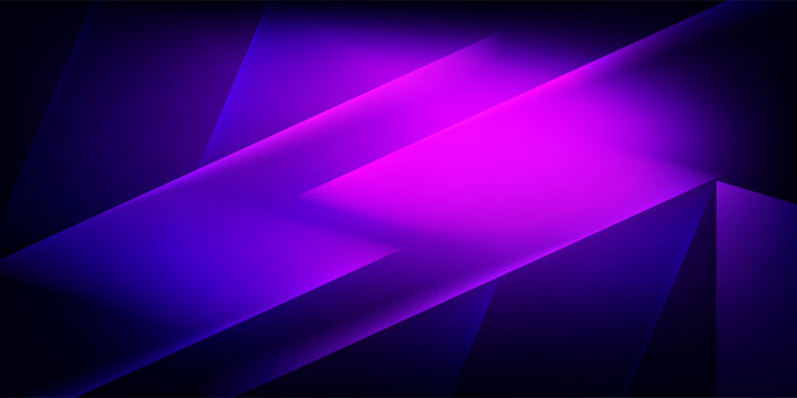 Abstract violet and light blue geometric background. Dynamic shapes composition. Cool background design for posters. Vector illustration. Basic RGB