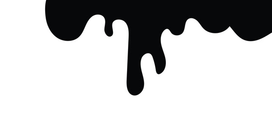 Liquid flowing Icon, black spilled liquid icon, water drop icon, blood drop and oil dropping icon.