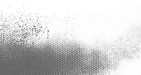 Gray speckle pattern fading to white abstract background