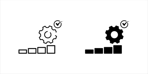Obraz premium Real-Time Analytics, Real-Time Monitoring, Live Data Analysis Vector icon set Design
