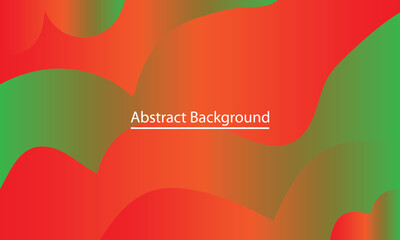 Abstract red floral vector background with colorful wave and swirl design