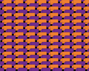 Obraz premium Geometric pattern of a seamless brick wall texture suitable for a tile or construction design backdrop