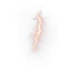 Lightning bolt illustration with vibrant energy, showcasing intricate details and dynamic movement, perfect for creative projects and visual storytelling with copy space