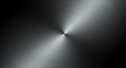 Abstract dark metallic texture with radial lines and a central point