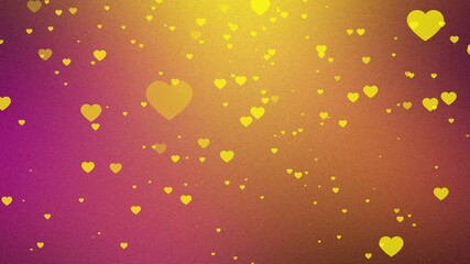 Valentine's Day  Falling hearts on a transparent background. Red hearts rain down in this charming Valentine's Day,  Red love hearts animated background in 4K. - Powered by Adobe
