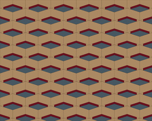 retro seamless geometric vector pattern for stylish textile fashion wallpaper backdrop design