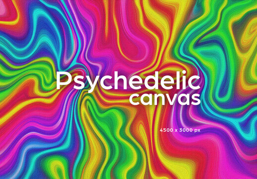Psychedelic Canvas Textures