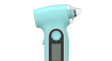 Isolated nasal aspirator for baby and toddler nose cleaning. Snot sucker nasal vacuum