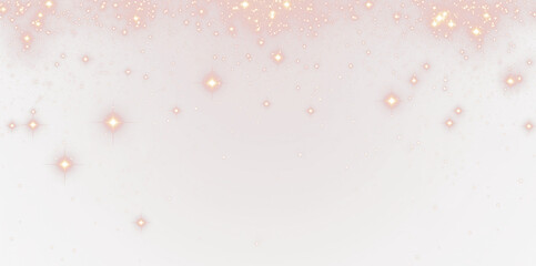 Soft pink and white sparkling background overlay with glowing stars and bokeh effects, creating a dreamy atmosphere for design projects and creative applications