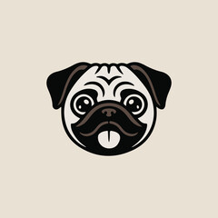 vector illustration of a dog