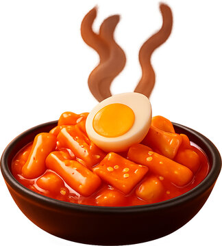 김이모락나는매콤한떡볶이한그릇