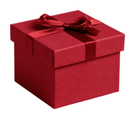 Gift unboxing surprise home festive top view celebration isolated on transparent background