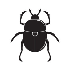 flat icon vector animal insect beetle