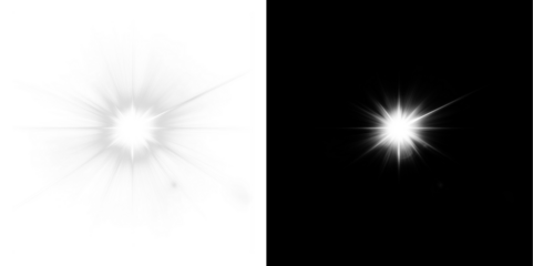 Enhance your photos with this transparent PNG overlay featuring a camera flash and light burst effect