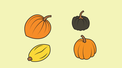 pumpkin vector illustration