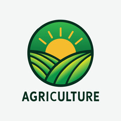 Modern Agriculture Logo Design &ndash; Farm, Organic, Eco-Friendly Branding