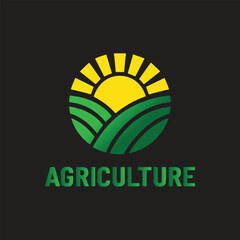 Modern Agriculture Logo Design &ndash; Farm, Organic, Eco-Friendly Branding