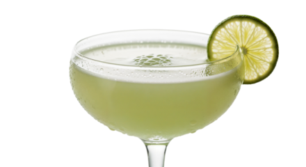 Cocktail Daiquiri glass on transparent background PNG