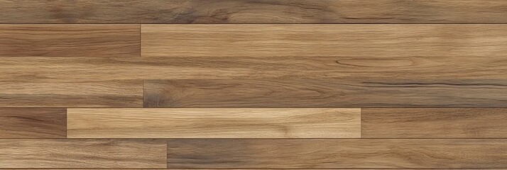 Fototapeta premium Elegant Natural Oak Parquet Flooring with Horizontal Wood Grain Texture for Home Decoration Design