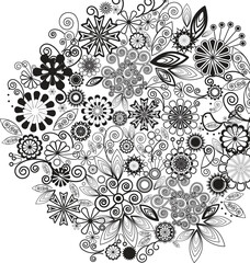 Abstract geometric shapes with vibrant color palette and clean lines for modern design projects