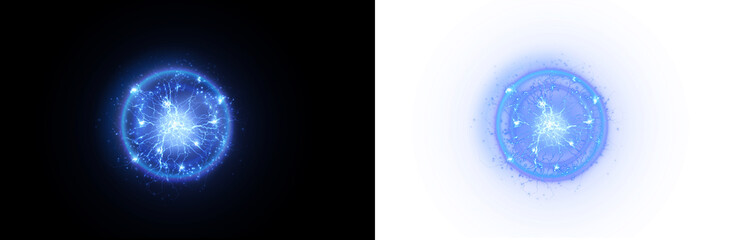 Highquality PNG overlay of plasma arcs and glowing effects for electrifying visuals. Ideal for photo use